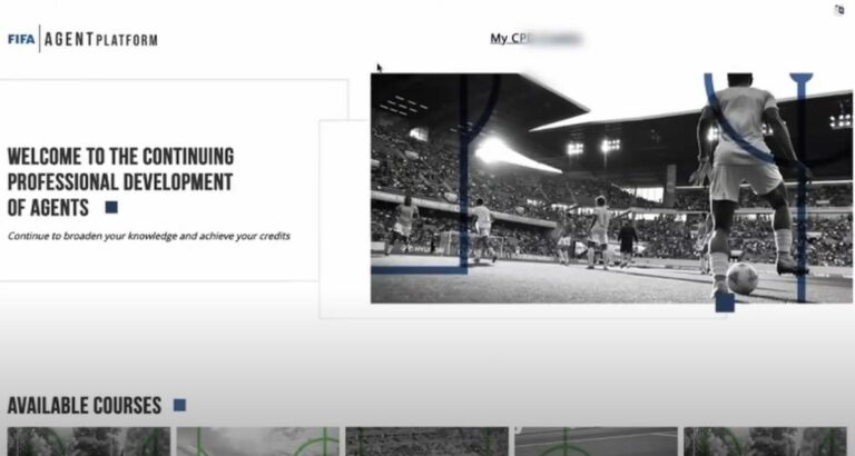 Plateforme des Agents FIFA - Exam Agent FIFA